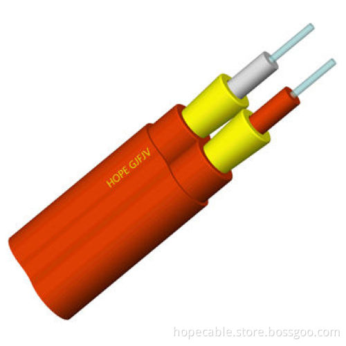 Single-/Multi-mode G.651/2 G.652D G.655 G.657 GJFJV Flat Twin Duplex Military Tactical Indoor Cable